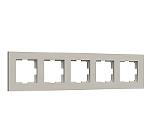 Рамка на 5 постов Werkel Slab (дымчатый софт) W0052917 4690389218477 a071630