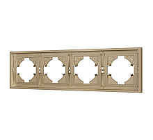 Рамка пластиковая на 4 поста Arlight FRM-TENDO-SFPL-4-GD 054663