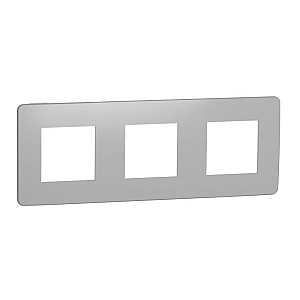 Рамка 3-постовая Schneider Electric Unica New NU280655