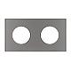 Рамка стеклянная на 2 поста Arlight FRM-GLARE-GC-2-GR 043837