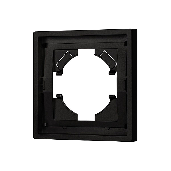 Рамка пластиковая на 1 пост Arlight FRM-TENDO-SFPL-1-BK 054642