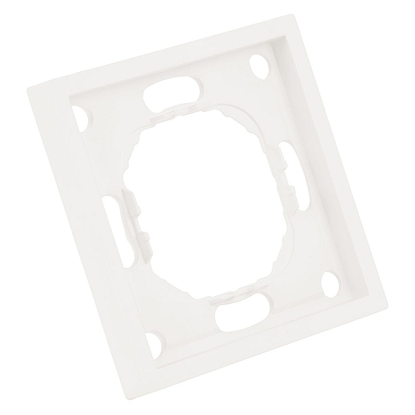 Рамка 1-постовая Stekker Эмили белый фарфор PFR00-5001-01 49884
