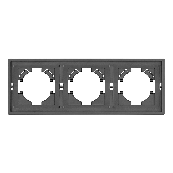 Рамка пластиковая на 3 поста Arlight FRM-TENDO-SFPL-3-GR 054652