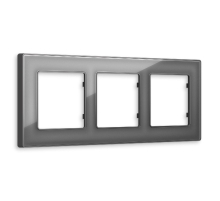 Рамка трехместная Ambrella Volt Arctic AF580653