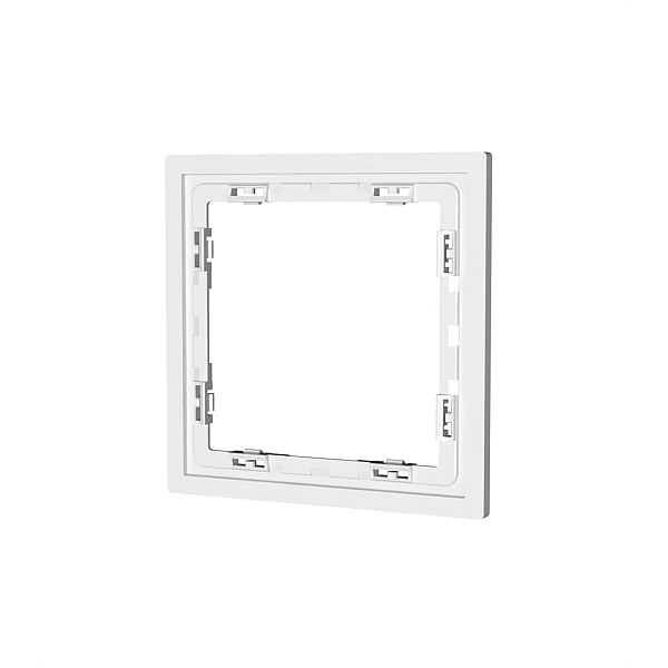 Рамка пластиковая Voltum S70 на 1 пост, (белый матовый) VLS100102