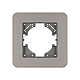 Рамка алюминиевая на 1 пост Arlight FRM-AKIRY-SFAL-1-SR 049684