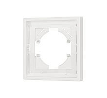 Рамка пластиковая на 1 пост Arlight FRM-TENDO-SFPL-1-WH 054645