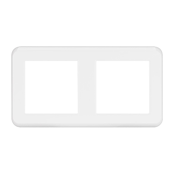 Рамка двухместная Arlight FRM-VERSA-PL-2-WH 043776