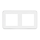 Рамка двухместная Arlight FRM-VERSA-PL-2-WH 043776