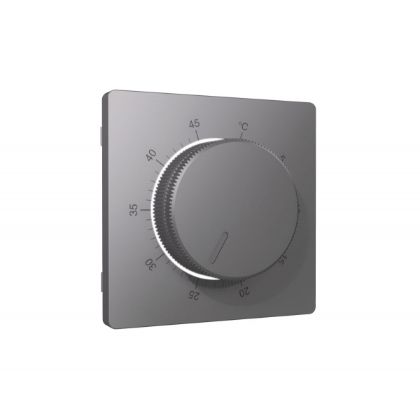 Лицевая панель Alfa (Антрацит серый) для терморегулятора теплого пола Quant Ambrella Volt AP6557