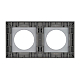 Рамка стеклянная на 2 поста Arlight FRM-GLARE-GC-2-GR 043837
