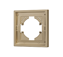 Рамка пластиковая на 1 пост Arlight FRM-TENDO-SFPL-1-GD 054643
