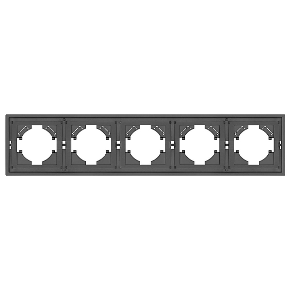 Рамка пластиковая на 5 постов Arlight FRM-TENDO-SFPL-5-GR 054659