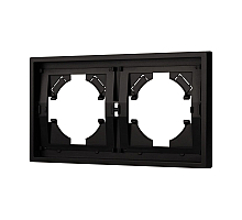 Рамка пластиковая на 2 поста Arlight FRM-TENDO-PL-2-BK 053840