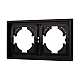 Рамка пластиковая на 2 поста Arlight FRM-TENDO-PL-2-BK 053840