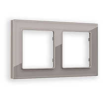 Рамка двухместная Ambrella Volt Platos AF330502