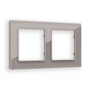Рамка двухместная Ambrella Volt Platos AF330502