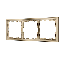 Рамка пластиковая Arlight FRM-NOBE-SFPL-3-GD 054221