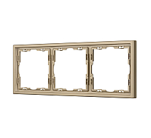 Рамка пластиковая Arlight FRM-NOBE-SFPL-3-GD 054221