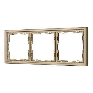 Рамка пластиковая Arlight FRM-NOBE-SFPL-3-GD 054221