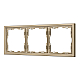 Рамка пластиковая Arlight FRM-NOBE-SFPL-3-GD 054221