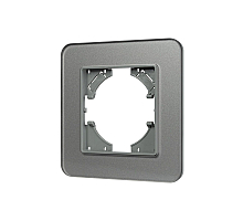 Рамка стеклянная на 1 пост Arlight FRM-OMALI-GS-1-GR 049665