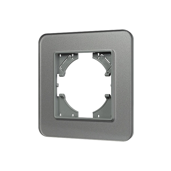 Рамка стеклянная на 1 пост Arlight FRM-OMALI-GS-1-GR 049665