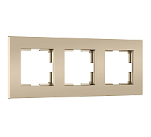 Рамка на 3 поста Werkel Slab (шампань софт) W0032911 4690389218422 a071625