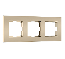 Рамка на 3 поста Werkel Slab (шампань софт) W0032911 4690389218422 a071625