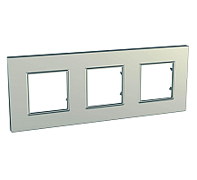 Рамка 3-постовая Schneider Electric Unica Quadro MGU6.706.57