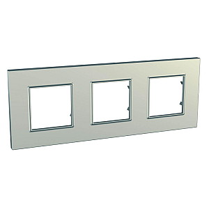 Рамка 3-постовая Schneider Electric Unica Quadro MGU6.706.57