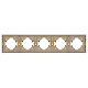 Рамка пластиковая на 5 постов Arlight FRM-TENDO-SFPL-5-GD 054658
