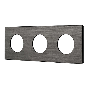 Рамка 3-местная алюминиевая Arlight FRM-PRESTO-ALR-3-GR 043873
