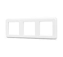 Рамка трехместная Arlight FRM-VERSA-PL-3-WH 043782