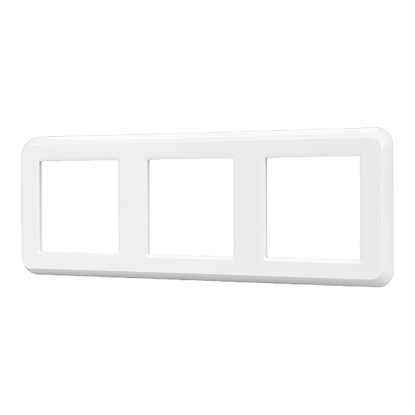 Рамка трехместная Arlight FRM-VERSA-PL-3-WH 043782