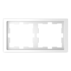 Рамка 2-постовая Schneider Electric Merten D-Life MTN4020-6535