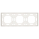 Рамка 3-постовая Stekker Эмили белый фарфор PFR00-5003-01 49886