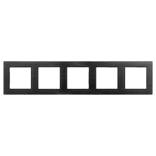 Рамка на 5 постов Arlight FRM-PRESTO-ALS-5-BK 043865