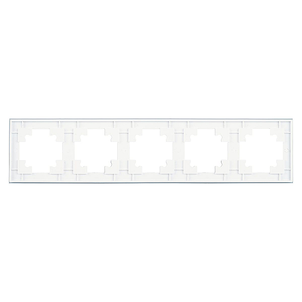 Рамка 5-постовая Stekker Катрин белый GFR00-7005-01 39637