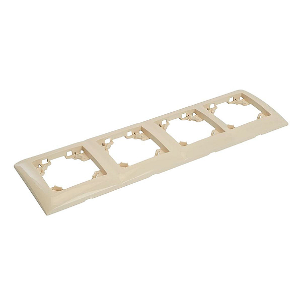 Рамка 4-постовая Stekker Эрна Элегант слоновая кость PFR00-9014-02 49669