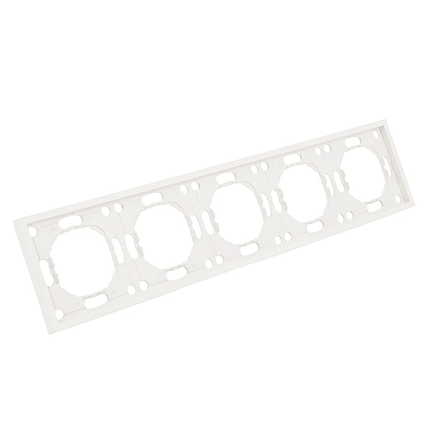 Рамка 5-постовая Stekker Эмили белый фарфор PFR00-5005-01 49888