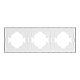 Рамка пластиковая на 3 поста Arlight FRM-TENDO-PL-3-GD 053846