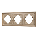 Рамка пластиковая на 3 поста Arlight FRM-TENDO-PL-3-GD 053846