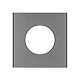 Рамка стеклянная на 1 пост Arlight FRM-GLARE-GC-1-GR 043834
