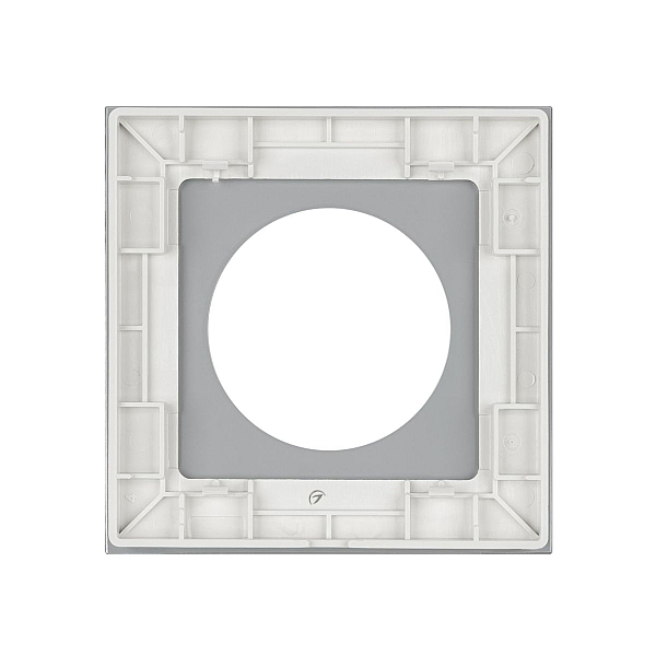Рамка стеклянная на 1 пост Arlight FRM-GLARE-GC-1-WH 043832
