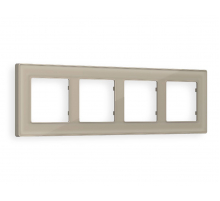 Рамка четырехместная Ambrella Volt Arctic AF580364