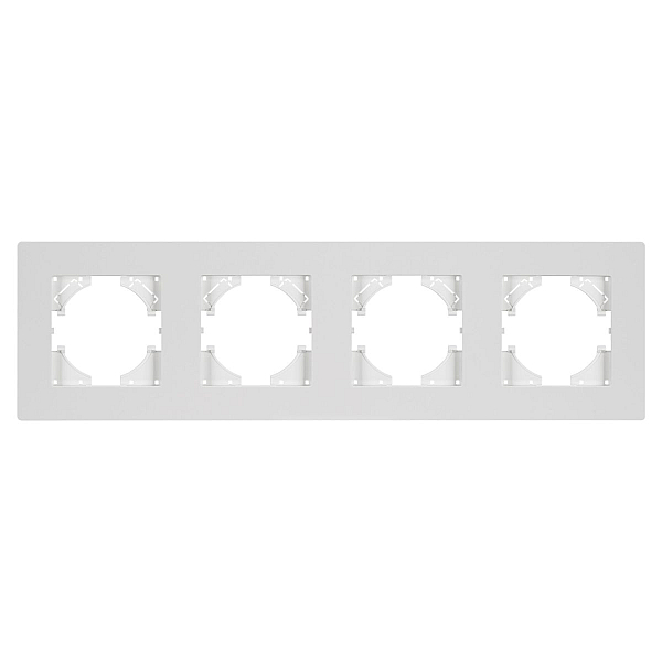 Рамка на 4 поста пластиковая Arlight FRM-PERIO-PL-4-WH 049758