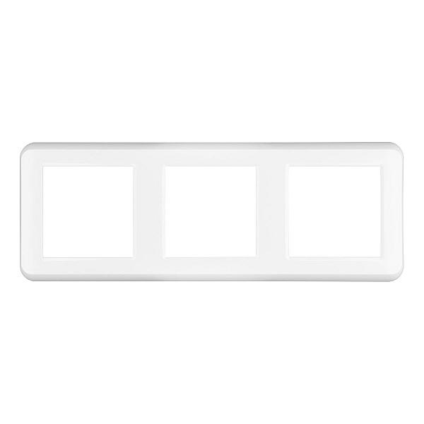 Рамка трехместная Arlight FRM-VERSA-PL-3-WH 043782