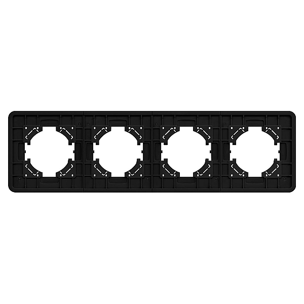 Рамка на 4 поста алюминиевая Arlight FRM-AKIRY-SFAL-4-BK 049744