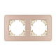 Рамка на 2 поста алюминиевая Arlight FRM-AKIRY-SFAL-2-GD 049739